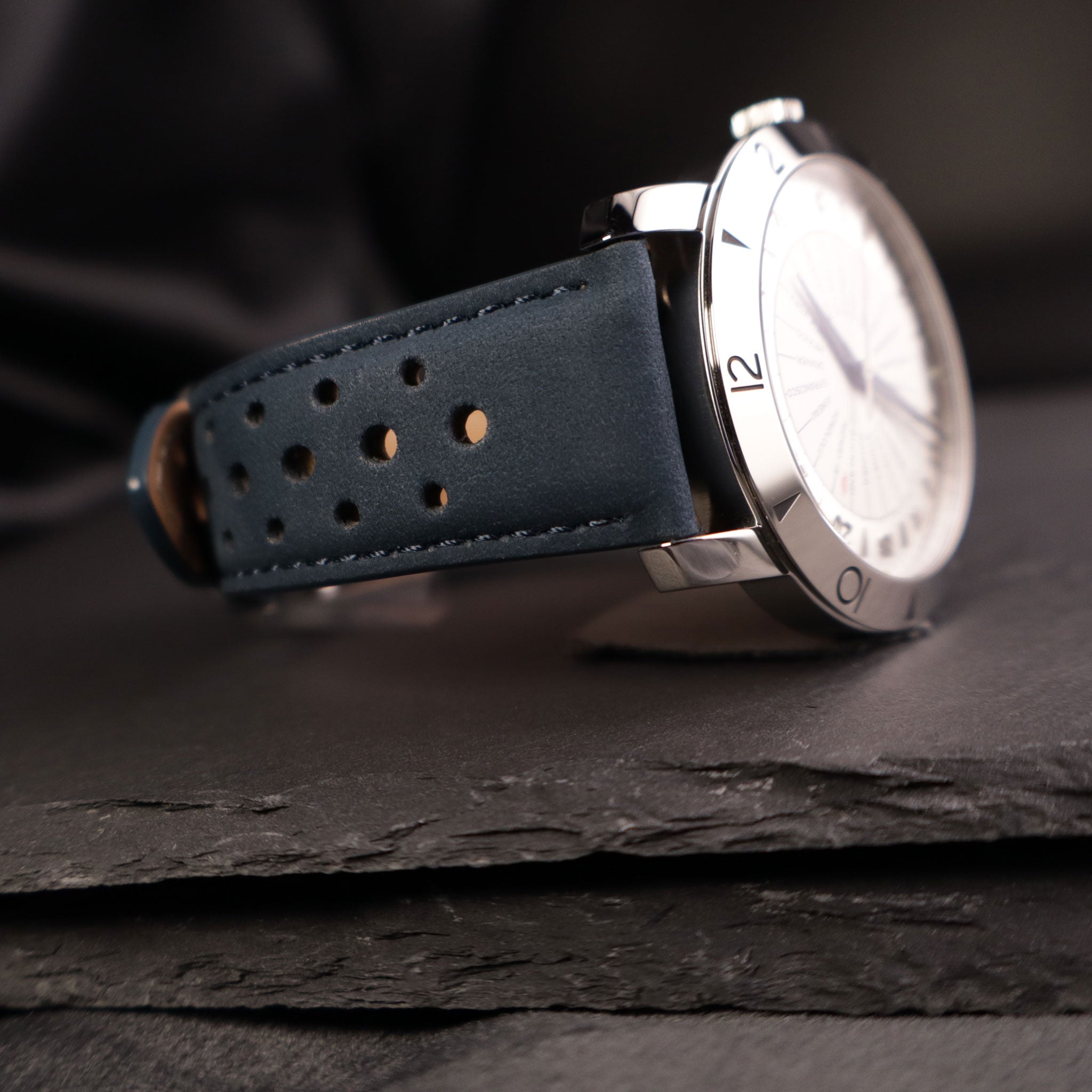 Autobahn™ Nubuck Leather Rally Watch Strap