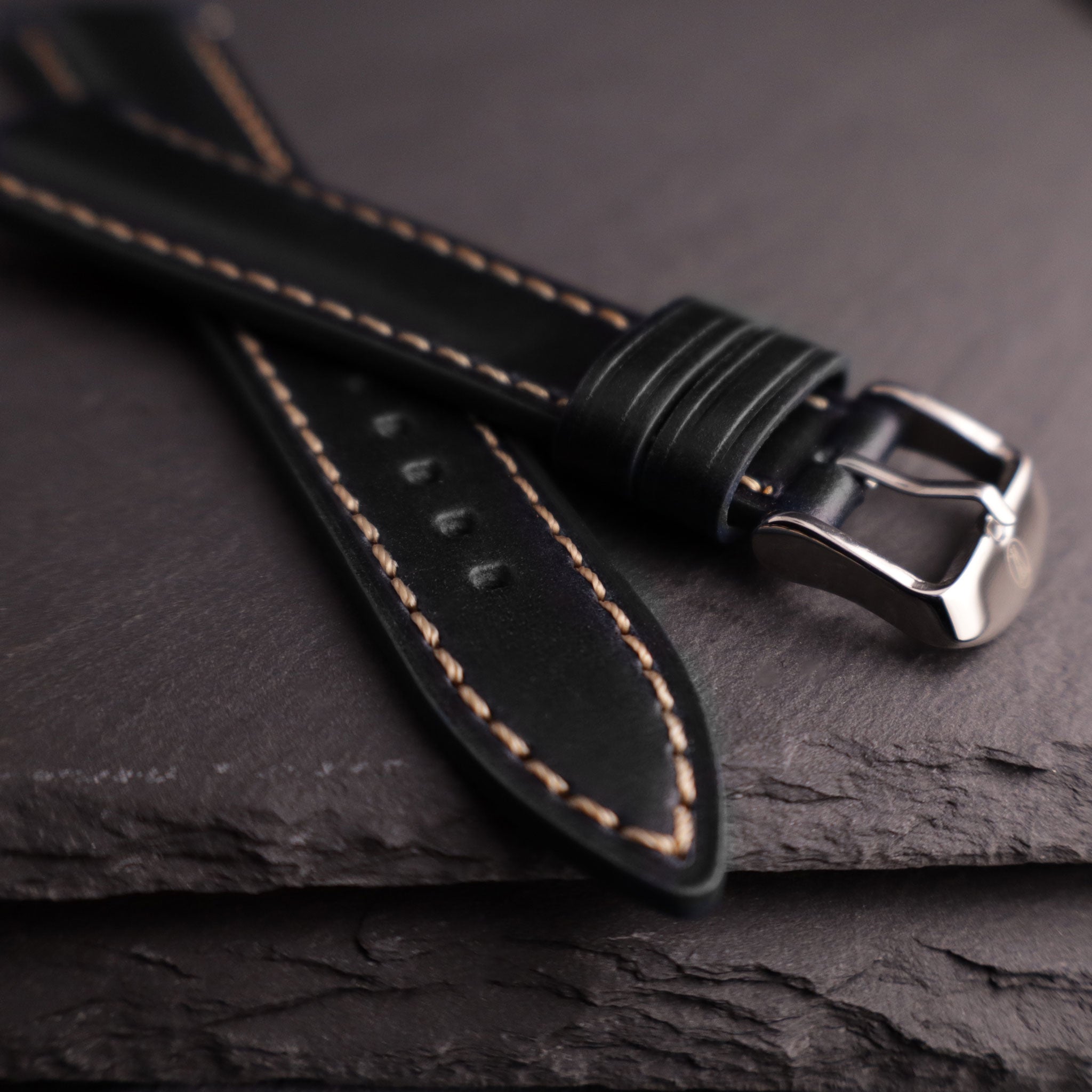 Cartographer™ Padded Leather Watch Strap