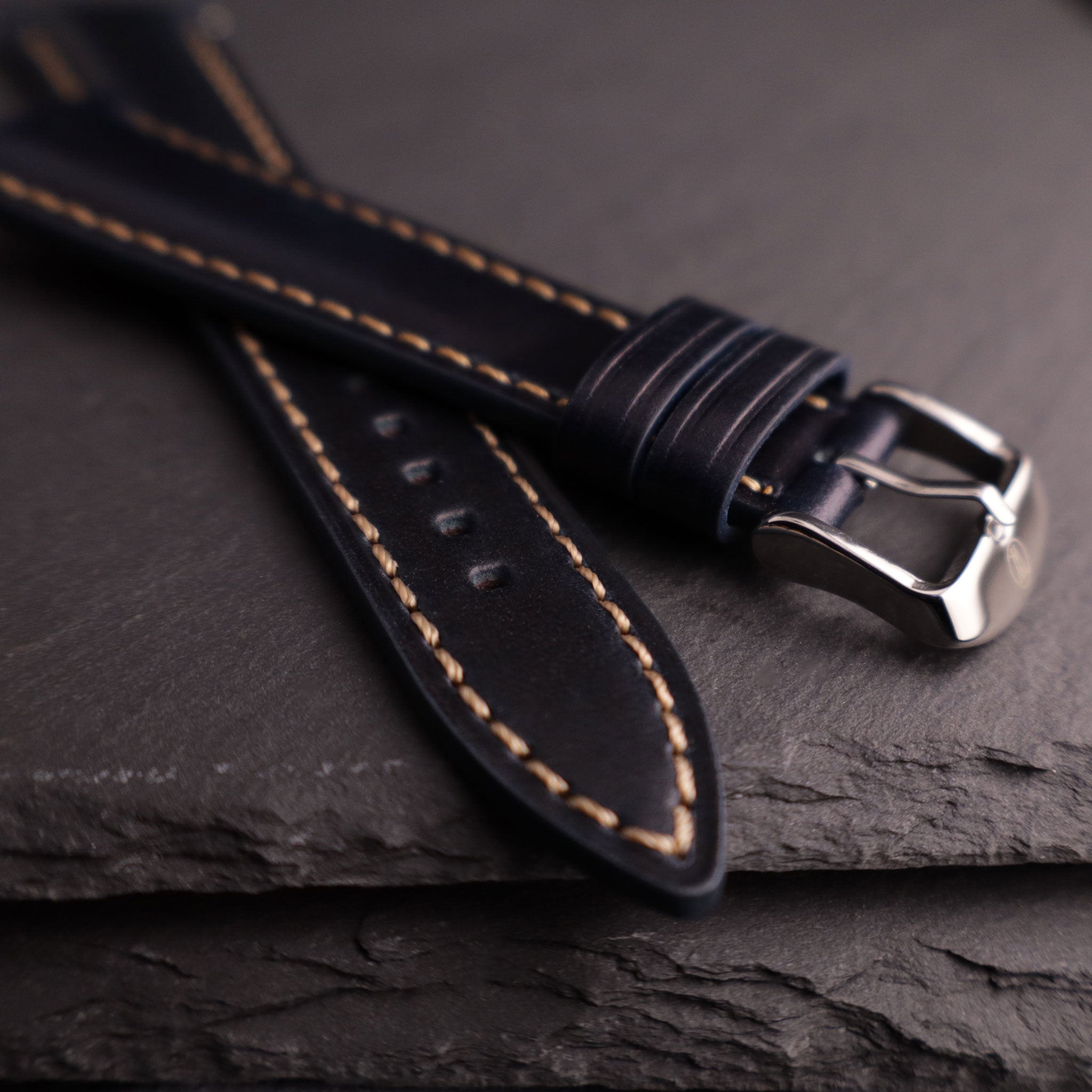 Cartographer™ Padded Leather Watch Strap