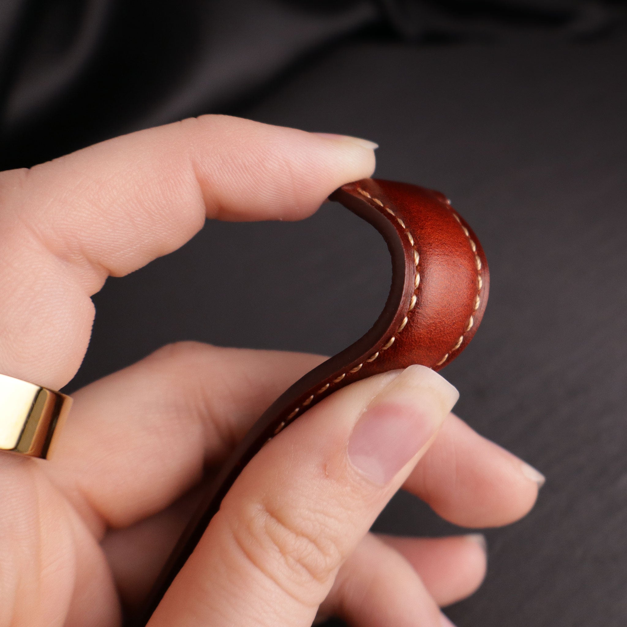 Cartographer™ Padded Leather Watch Strap