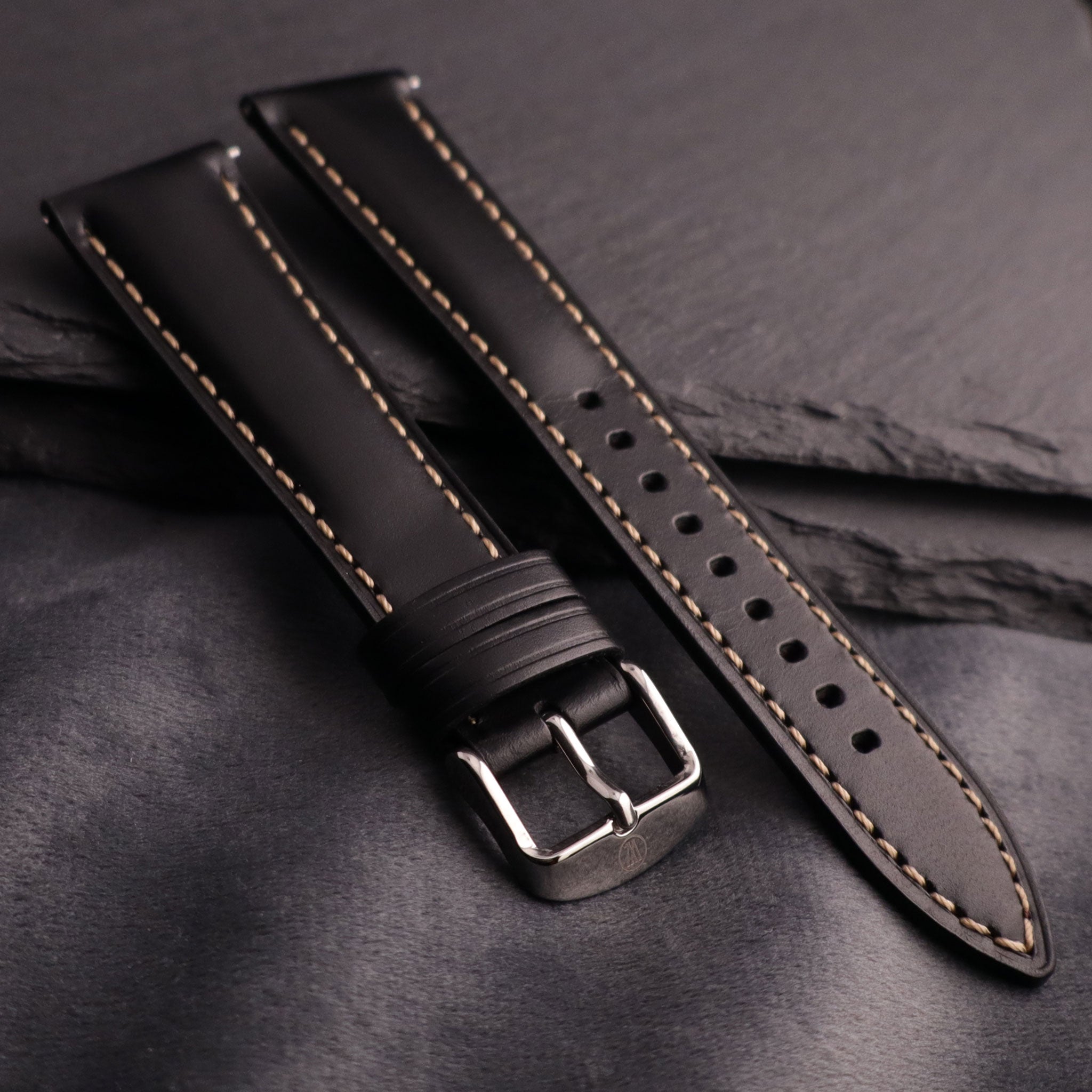 Cartographer™ Padded Leather Watch Strap