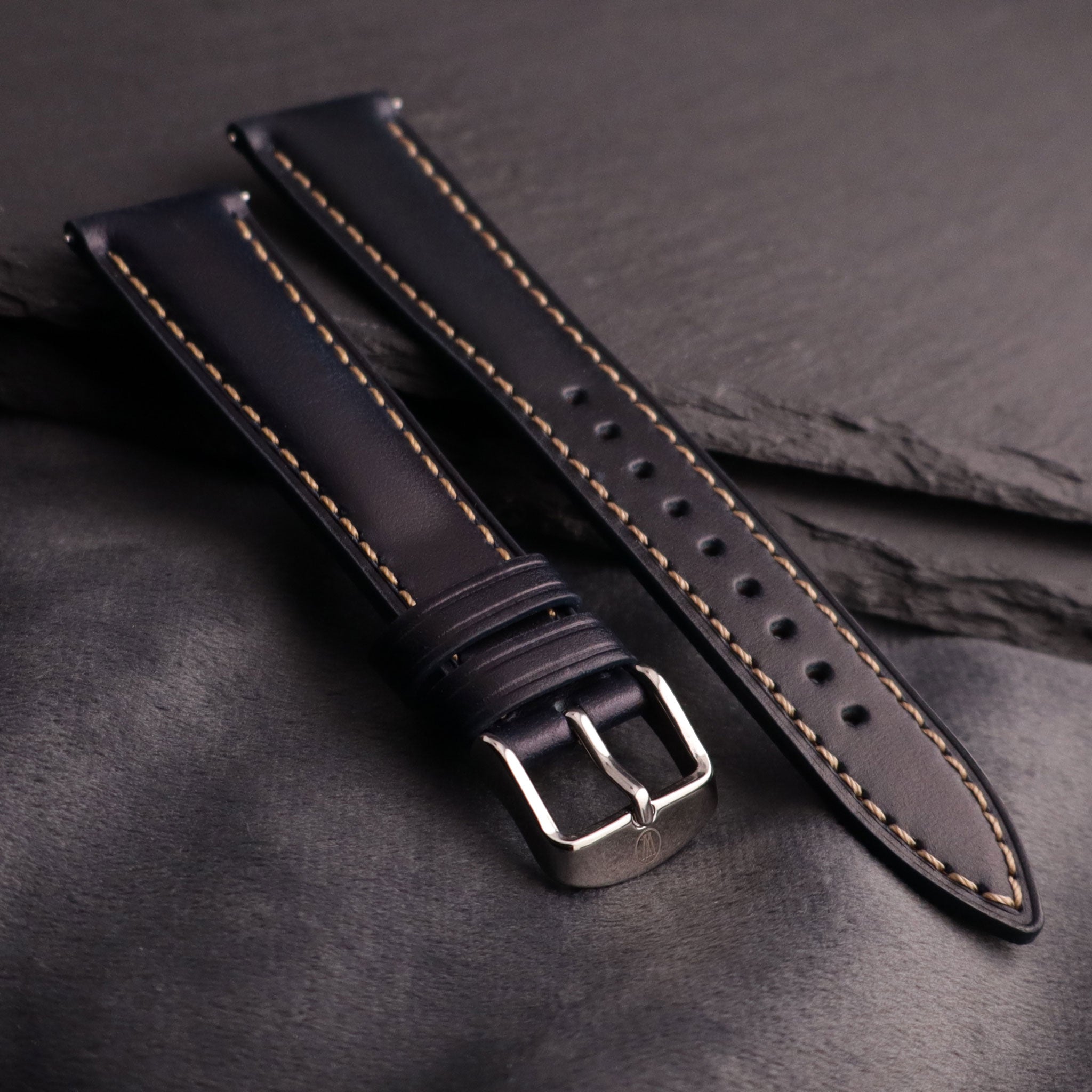Cartographer™ Padded Leather Watch Strap