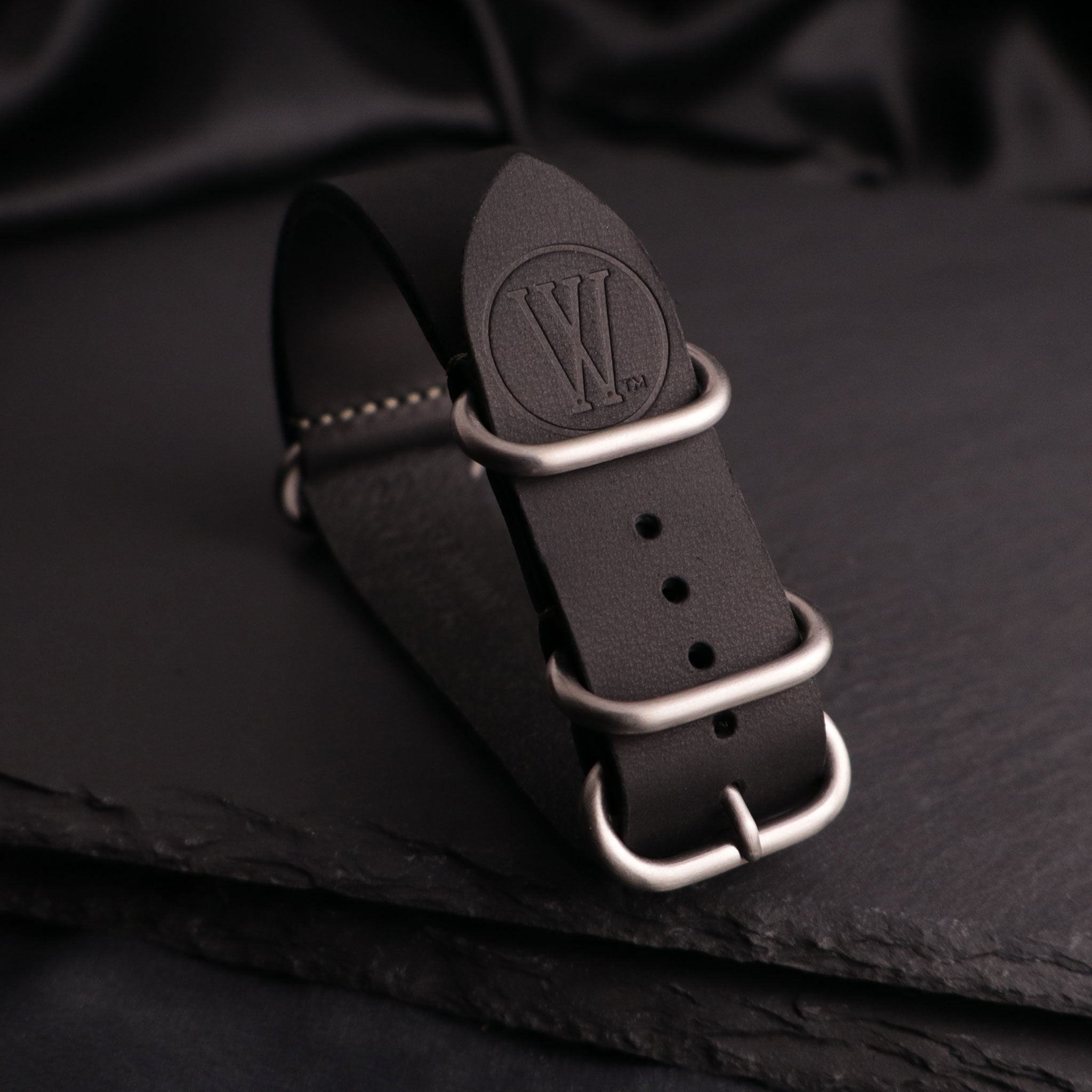 Curator™ Leather Double-Pass Watch Strap