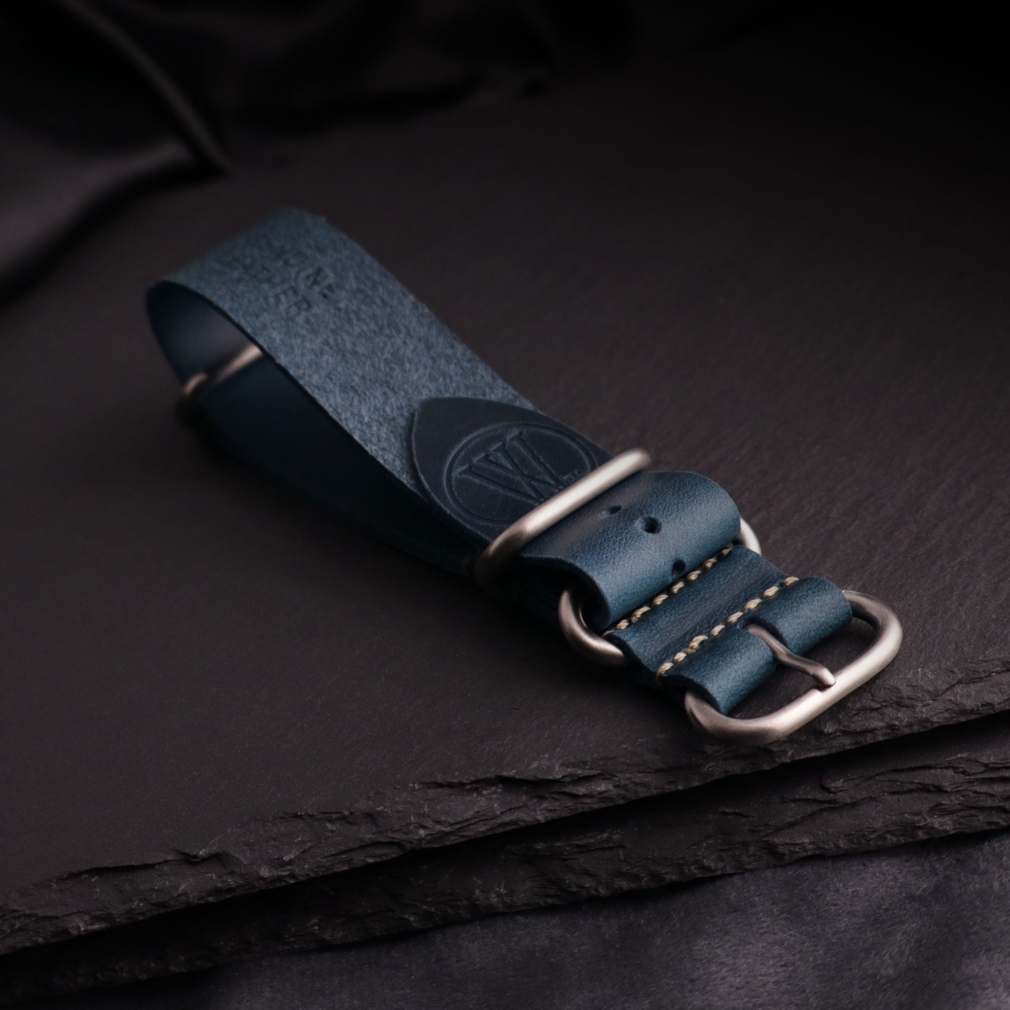 Curator™ Leather Double-Pass Watch Strap