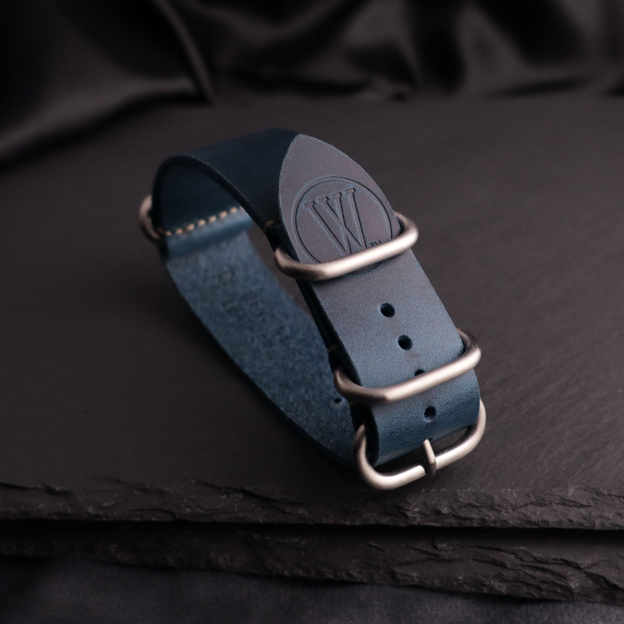 Curator™ Leather Double-Pass Watch Strap