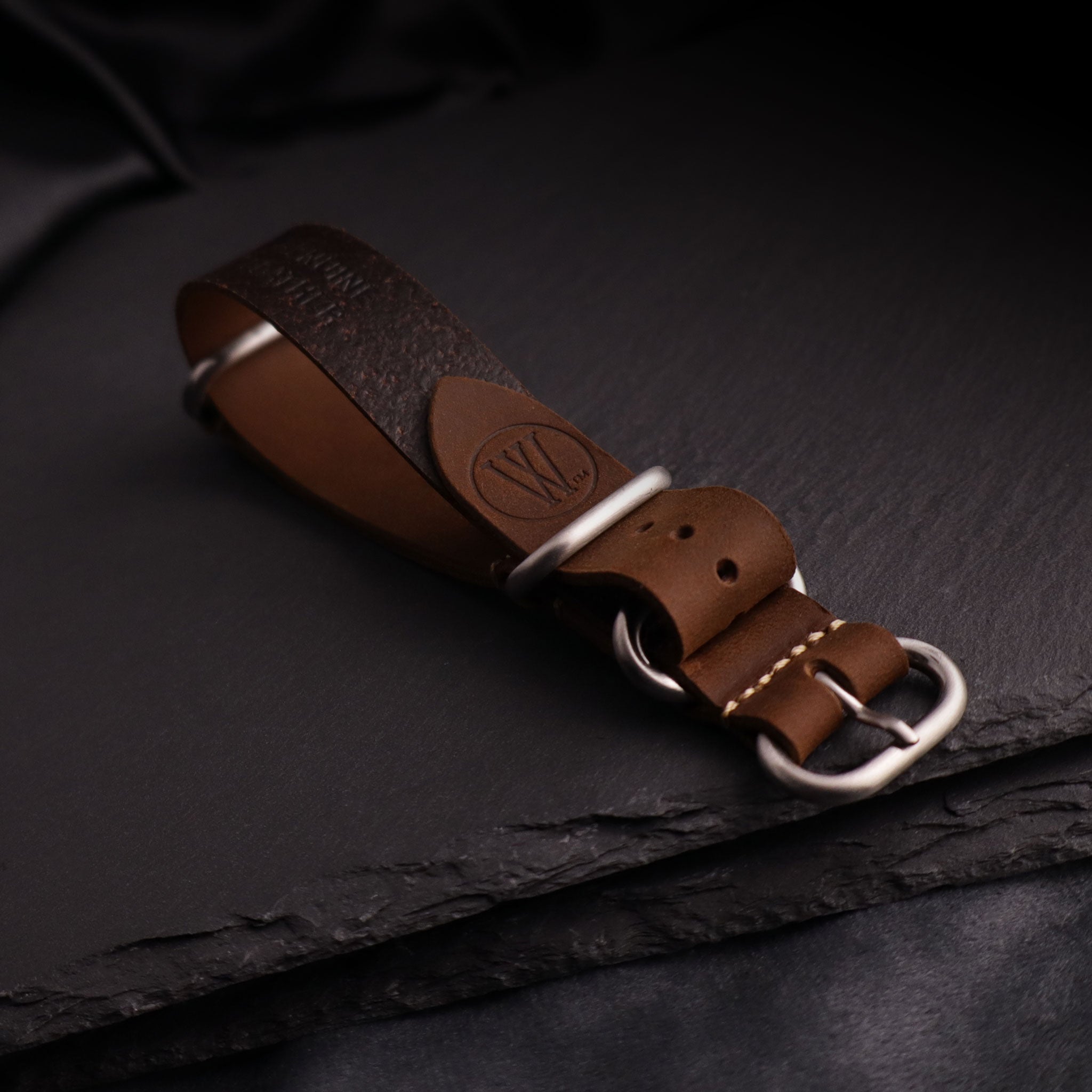 Curator™ Leather Double-Pass Watch Strap