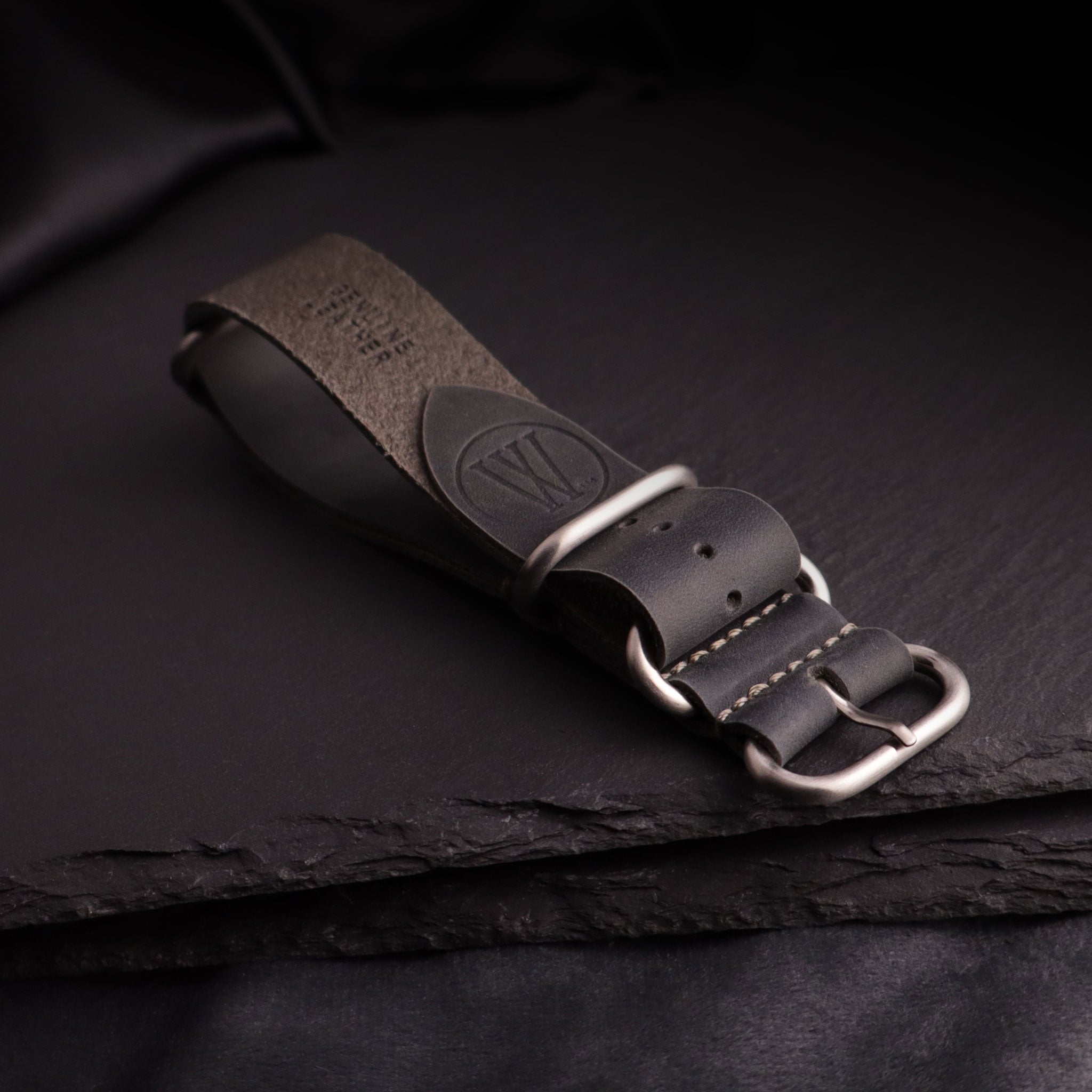 Curator™ Leather Double-Pass Watch Strap