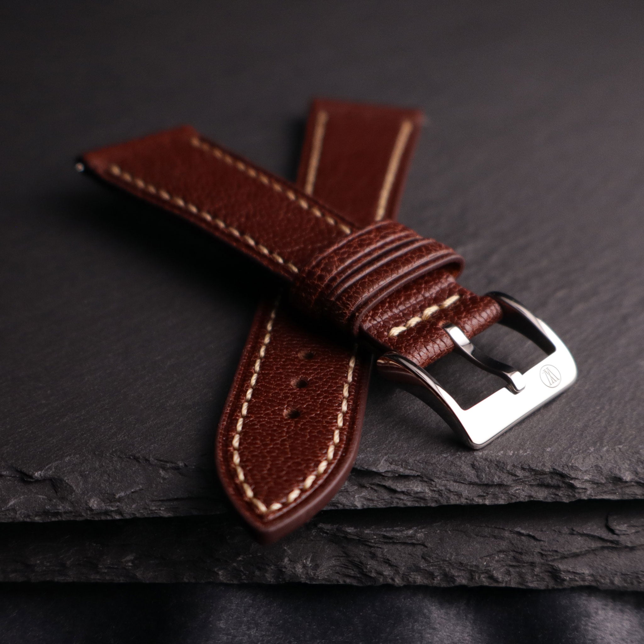 La Chèvre™ French Oil Waxed Goat Leather Watch Strap