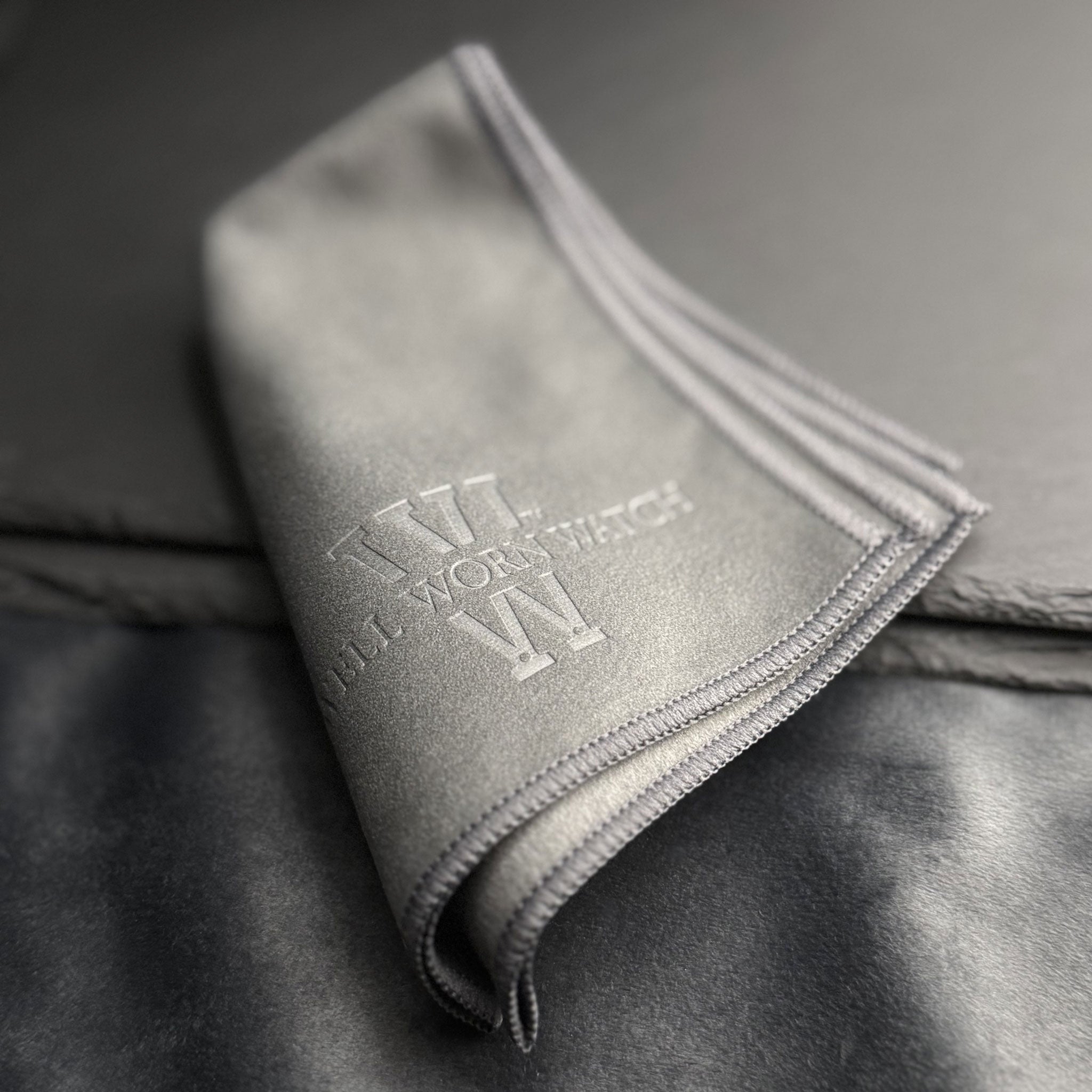 Signature Monogrammed Suede Polishing Cloth