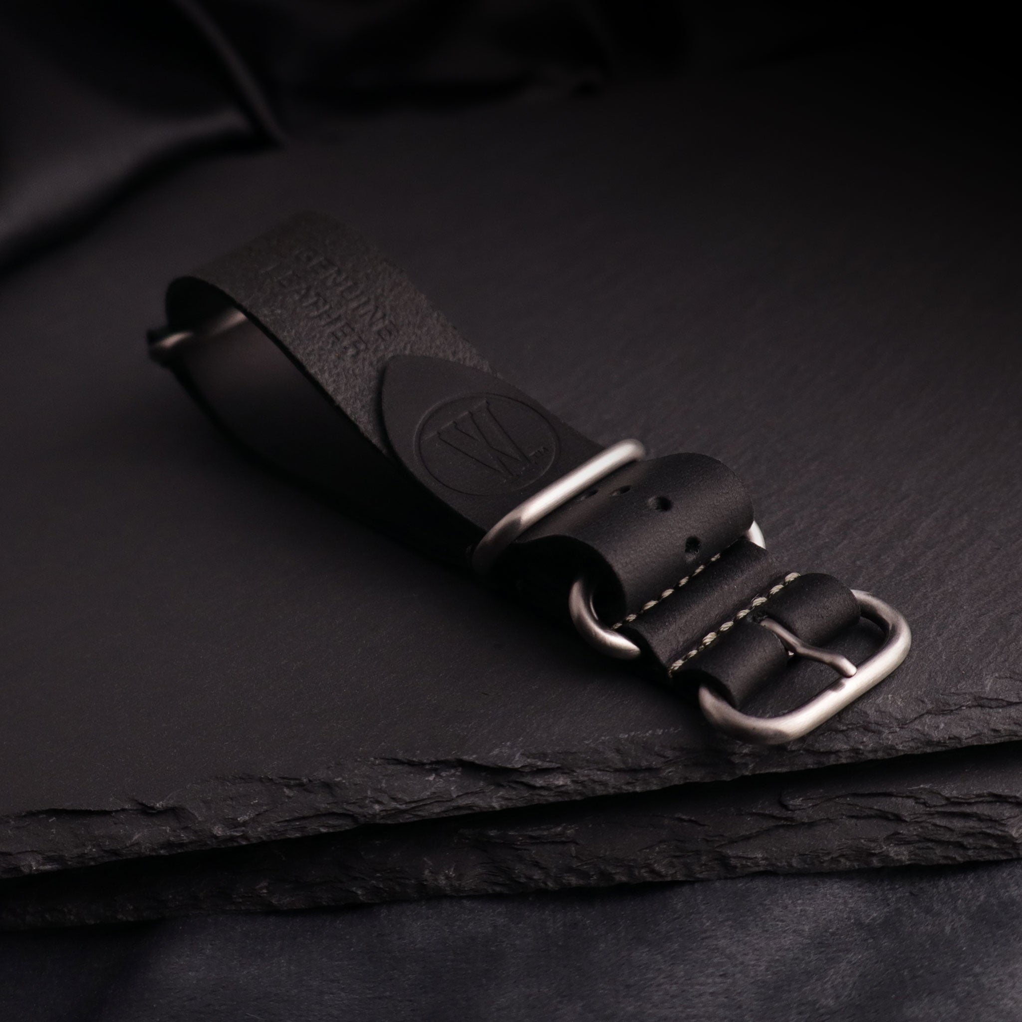 Curator™ Leather Double-Pass Watch Strap