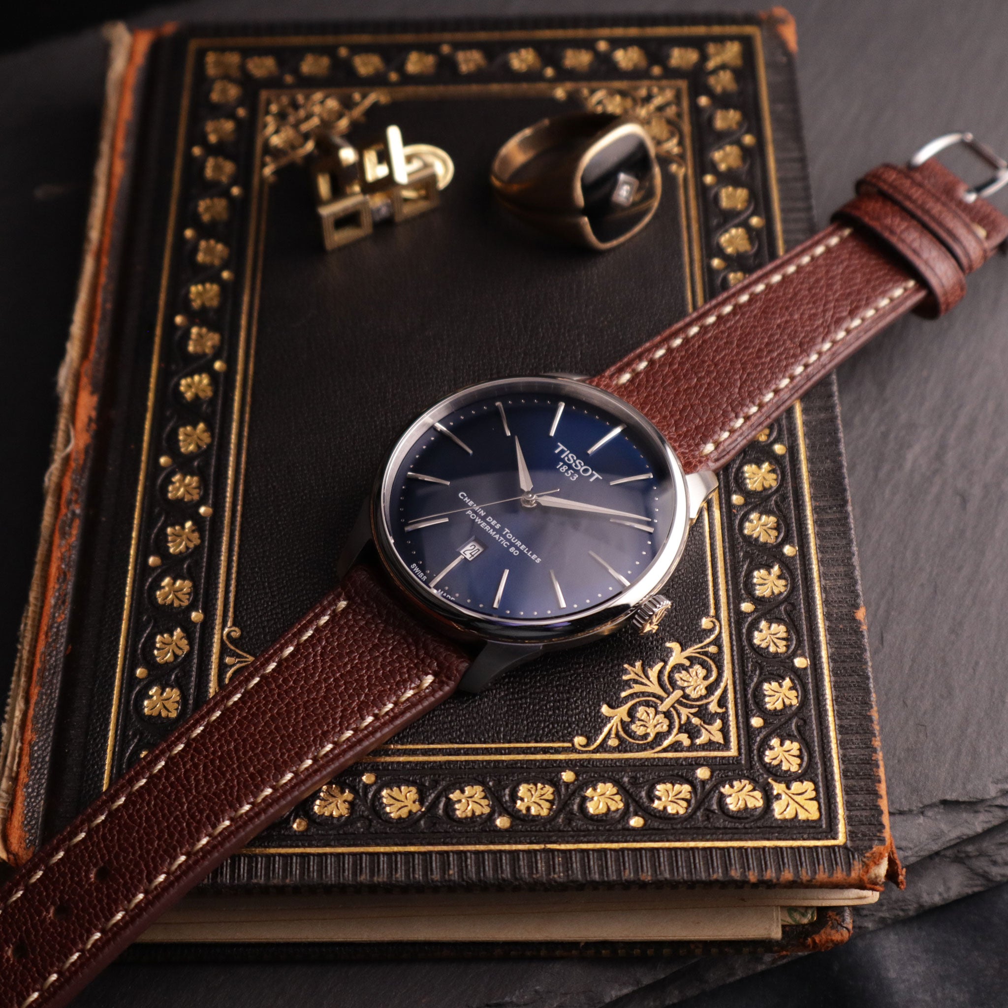 La Chèvre™ French Oil Waxed Goat Leather Watch Strap
